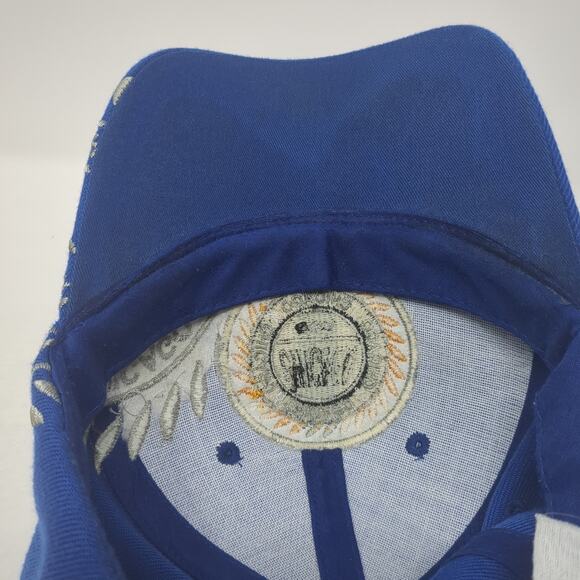 Chicago U.S.A Strapback Baseball Cap Blue One Size Adjustable Embroidered - Picture 8 of 8